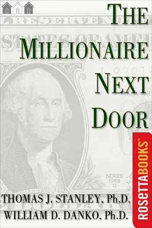 Unknown – The Millionaire Next Door by Thomas J. Stanley (Novel)